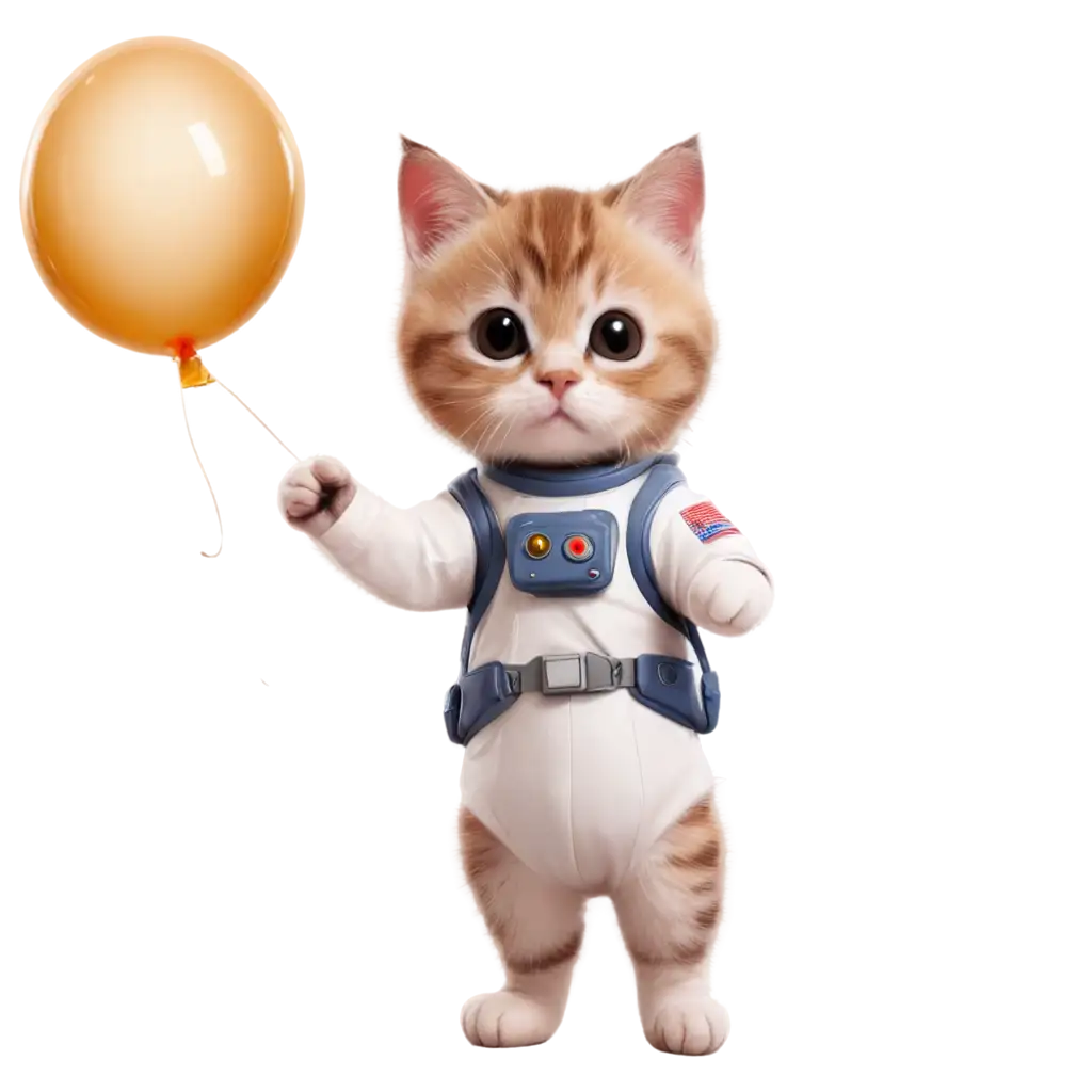 Cute-Cat-Astronaut-Holding-a-Balloon-PNG-HighQuality-Transparent-Image-for-Creative-Projects