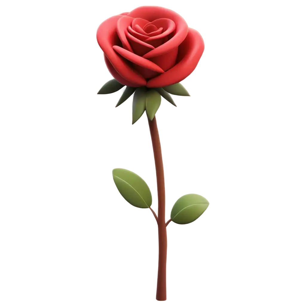 Stunning-3D-Rose-PNG-Perfect-for-Your-Design-Projects