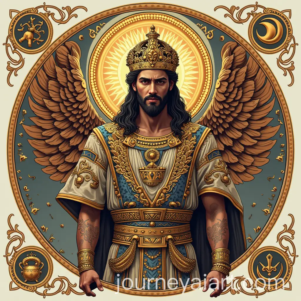 Elegant-Pod-TShirt-Design-Inspired-by-Kourosh-the-Great-and-Ancient-Persian-History