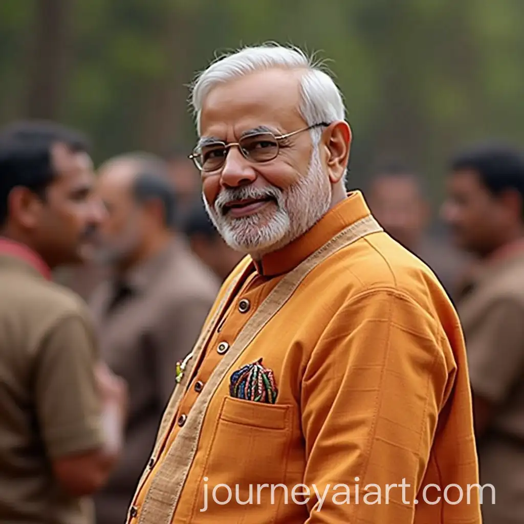 Prime-Minister-Modi-in-Traditional-Assamese-Attire