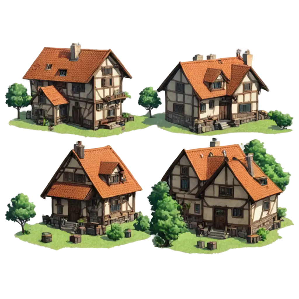 PNG-Sprite-of-Houses-and-Inns-for-RPG-Maker-MZ-Versatile-and-Customizable-Assets-for-Your-Game-Development