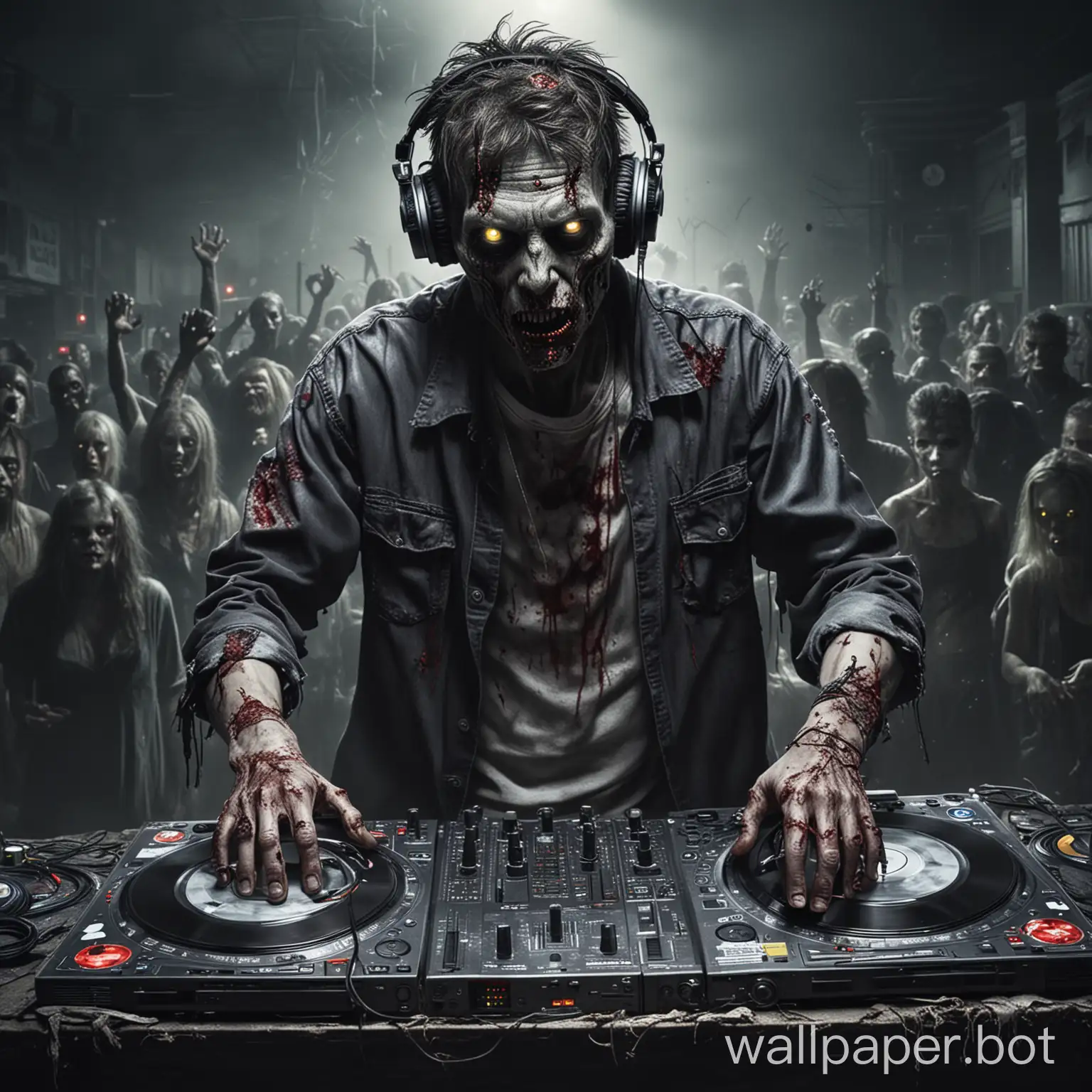 a DJ in a zombie world