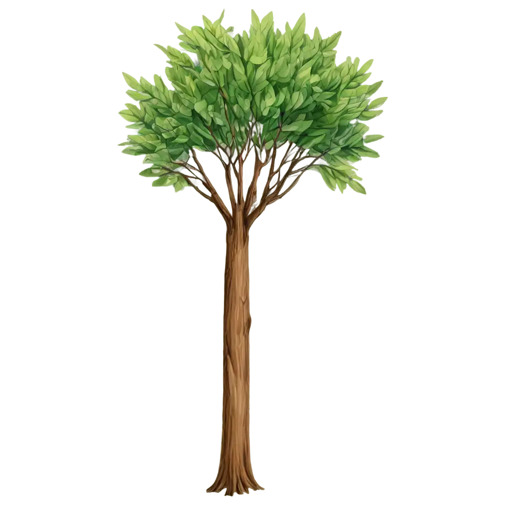 Flora-of-Meranti-Trees-Cartoon-PNG-High-Quality-Image-for-Diverse-Applications