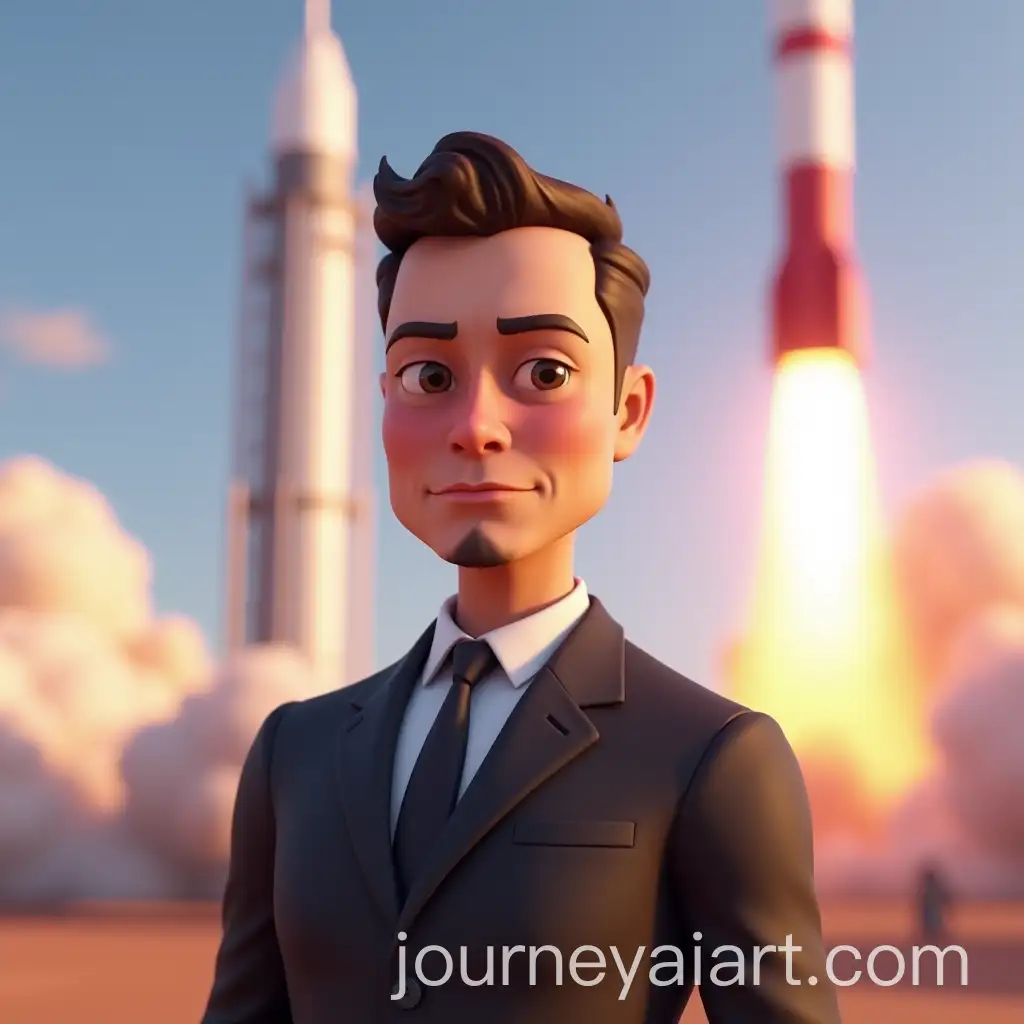 FortniteStyle-Cartoon-Character-Inspired-by-Elon-Musk-in-Front-of-Launching-Rocket