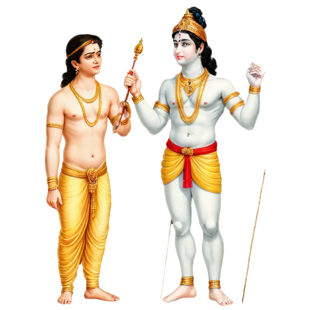 Shri krishna and arjun