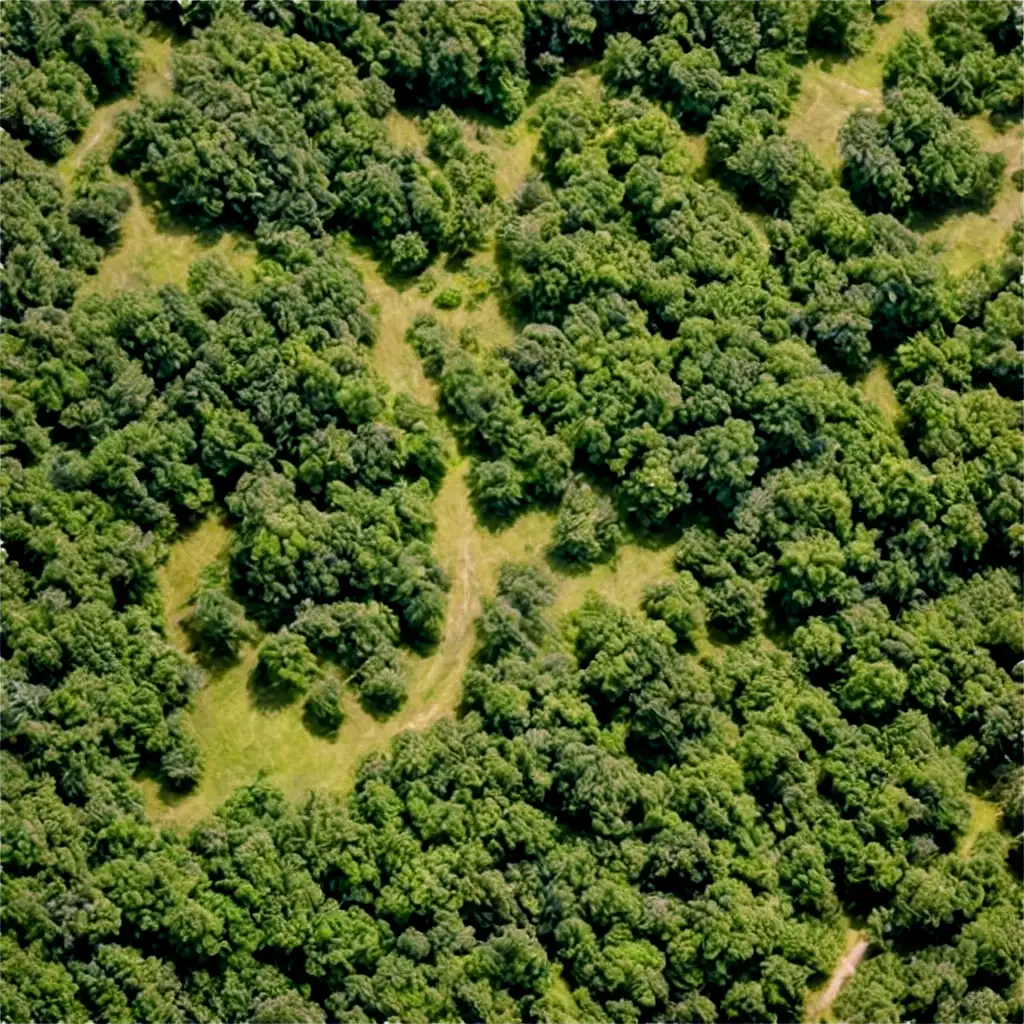 HyperRealistic-Drone-View-of-a-Forest-Edge-Stunning-PNG-Image-for-Nature-Enthusiasts