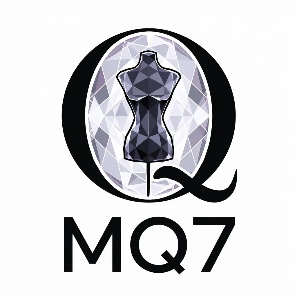 LOGO Design for MQ7 FashionInspired Vector Logo with Clear Background and Complex Symbolism