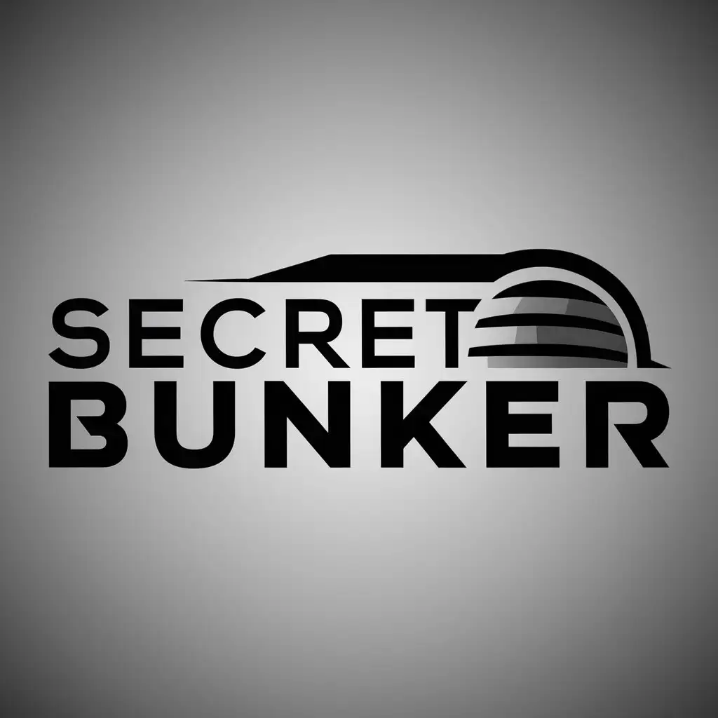 LOGO-Design-for-Secret-Bunker-Minimalist-Style-with-Bunker-Symbol-on-Clear-Background