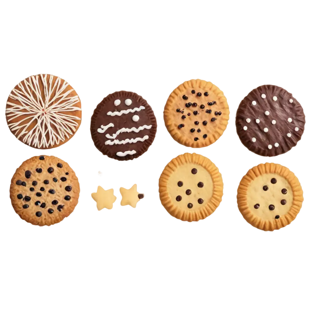 Set-of-Delicious-Cookies-PNG-Image-for-HighQuality-Visuals