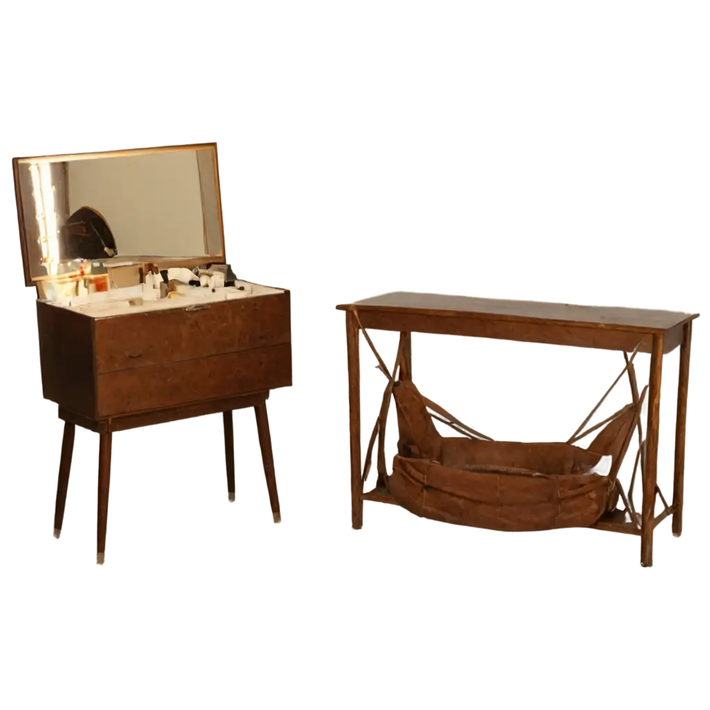 PNG-Image-of-an-Old-Makeup-Table-for-Women-Vintage-Charm-and-Beauty-Essentials