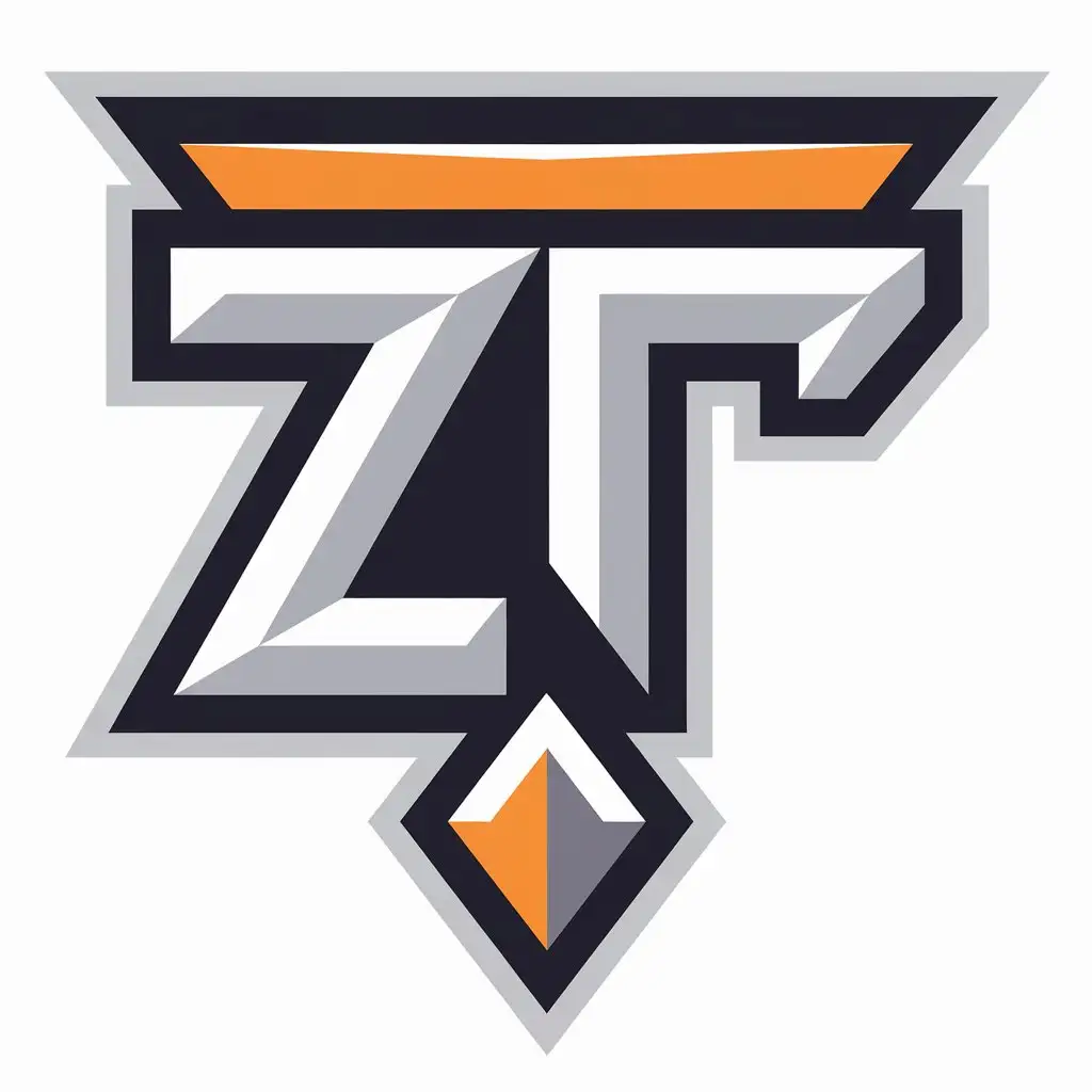 LOGO Design for ZT Vector Letters with a Moderate Sports Fitness Theme