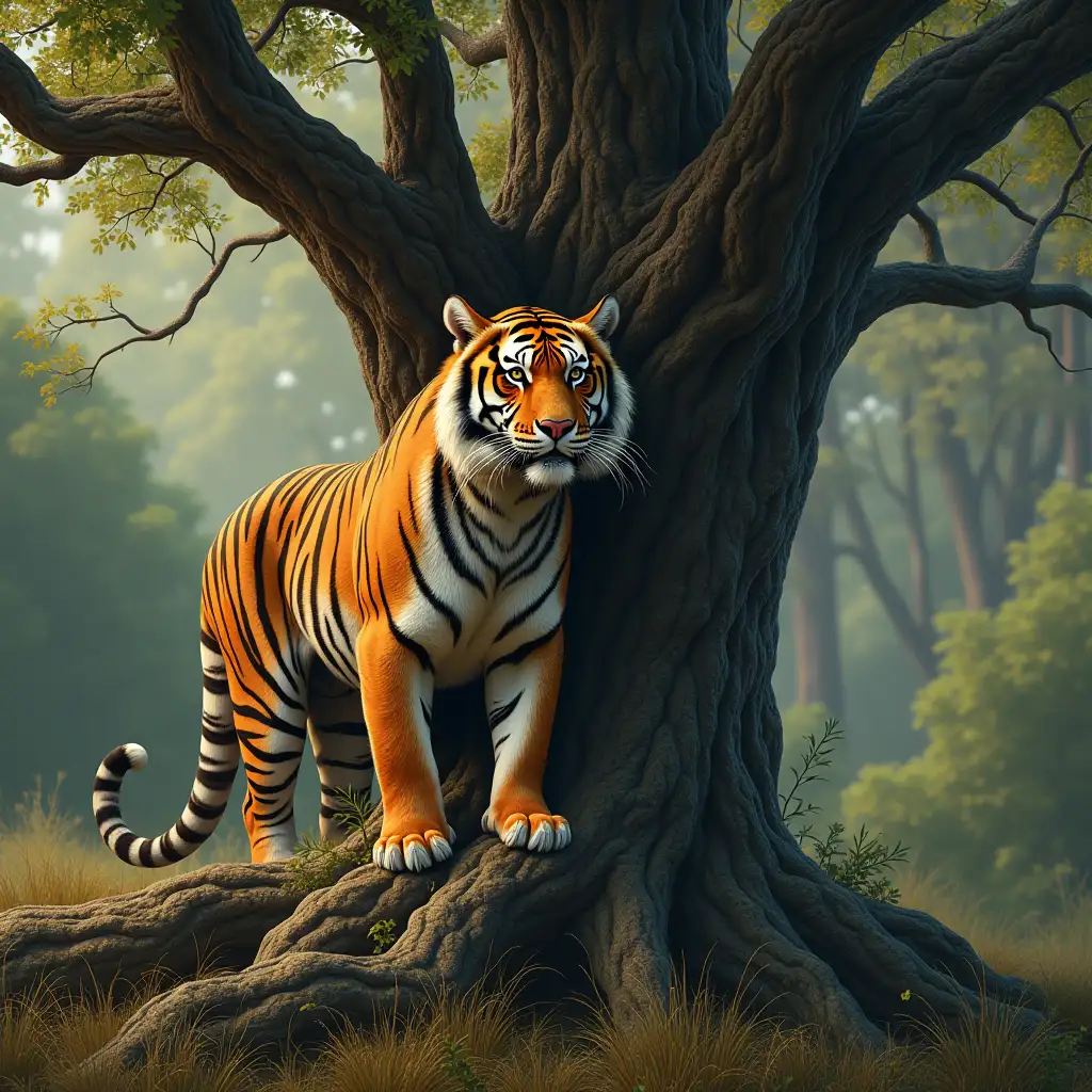 Tree king tiger