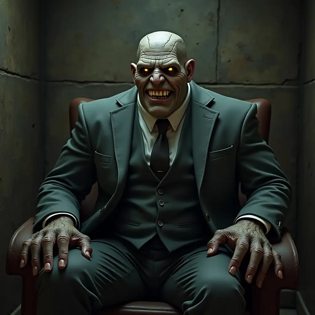 Happy-Frankenstein-Monster-in-a-Dungeon-Cell