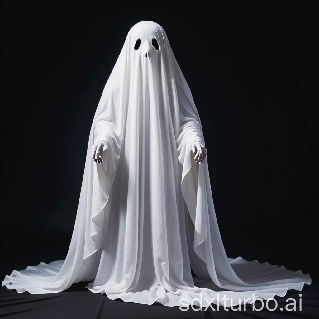 FullBodied-Ghost-Floating-in-a-White-Sheet