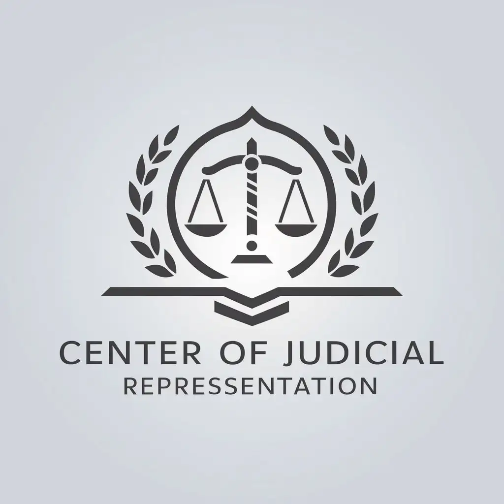 LOGO-Design-For-Center-of-Judicial-Representation-Themis-Symbol-for-Legal-Industry