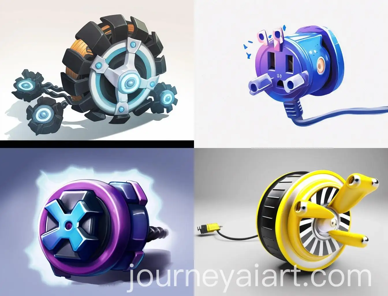 Mobile-Electric-Plug-with-Colorful-Design