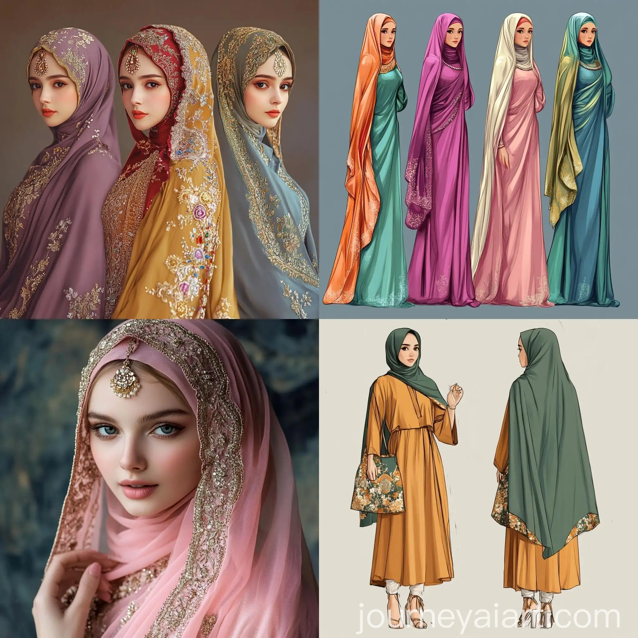Modern-Trendy-Muslim-Festive-Season-Cloth-with-Unique-Feminine-Polite-Design