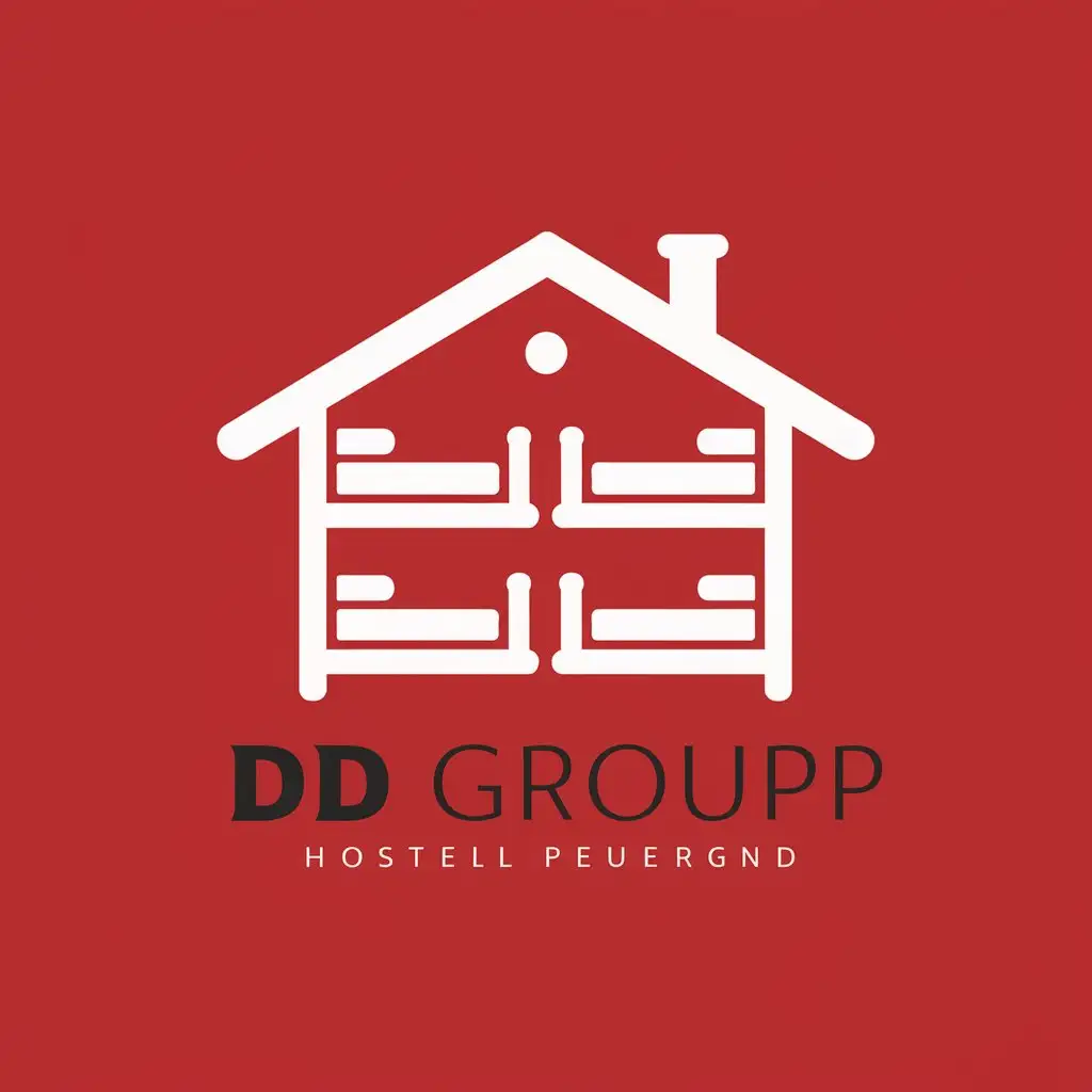 LOGO-Design-for-DD-Groupp-White-TwoTier-Beds-in-a-Cottage-Theme