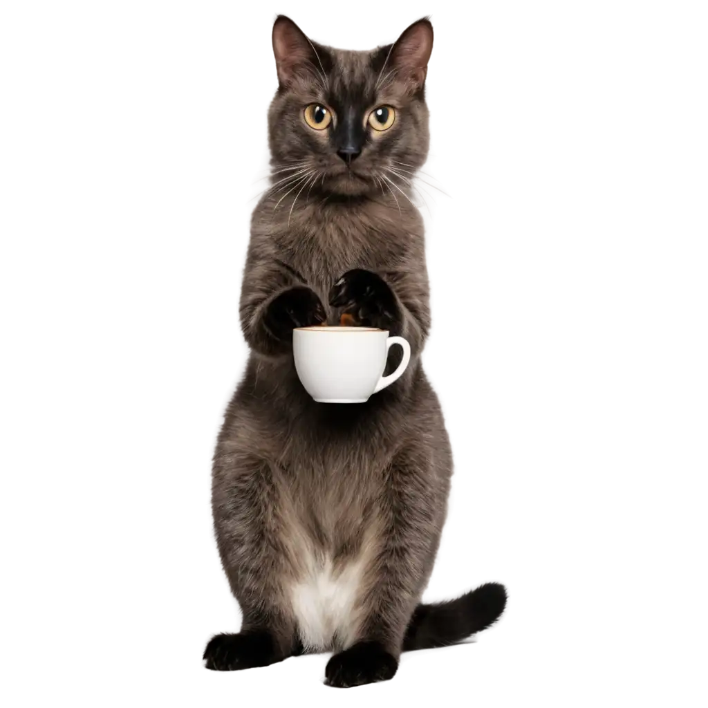 Adorable-Cat-Holding-a-Coffee-Cup-PNG-Image-for-Creative-Designs