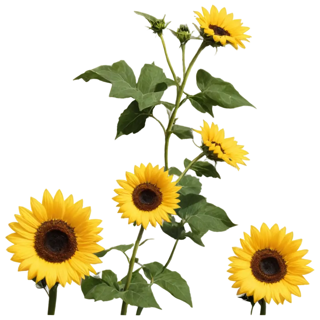 Vibrant-Sunflower-PNG-Capturing-the-Essence-of-GIRASOIS