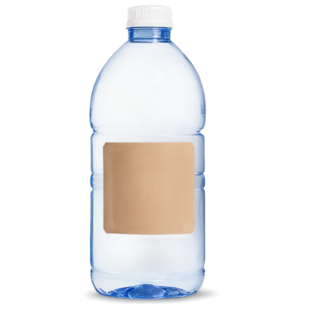 Plastic-Water-Bottle-with-Empty-Label-PNG-A-Versatile-Asset-for-Your-Designs