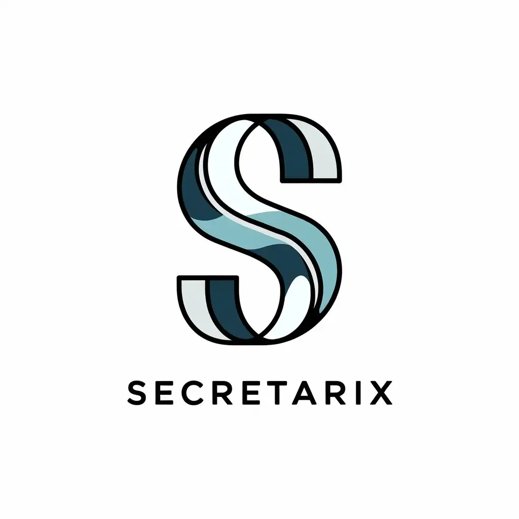 LOGO-Design-for-SECRETARIX-Sophisticated-Vector-Art-with-S-Symbol-and-Clear-Background