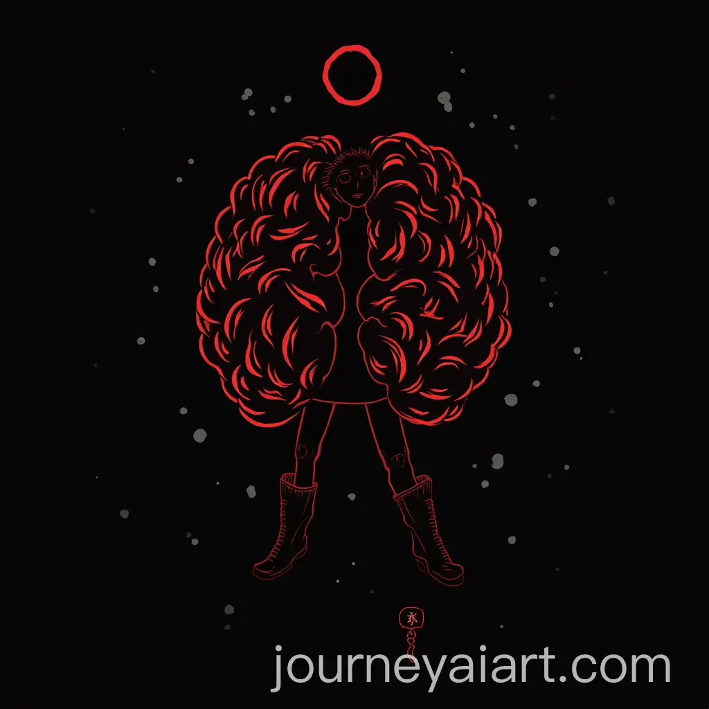 Inspirational-Think-with-Your-Brain-Not-with-Your-Heart-Wallpaper-Featuring-Zenitsu-from-Demon-Slayer