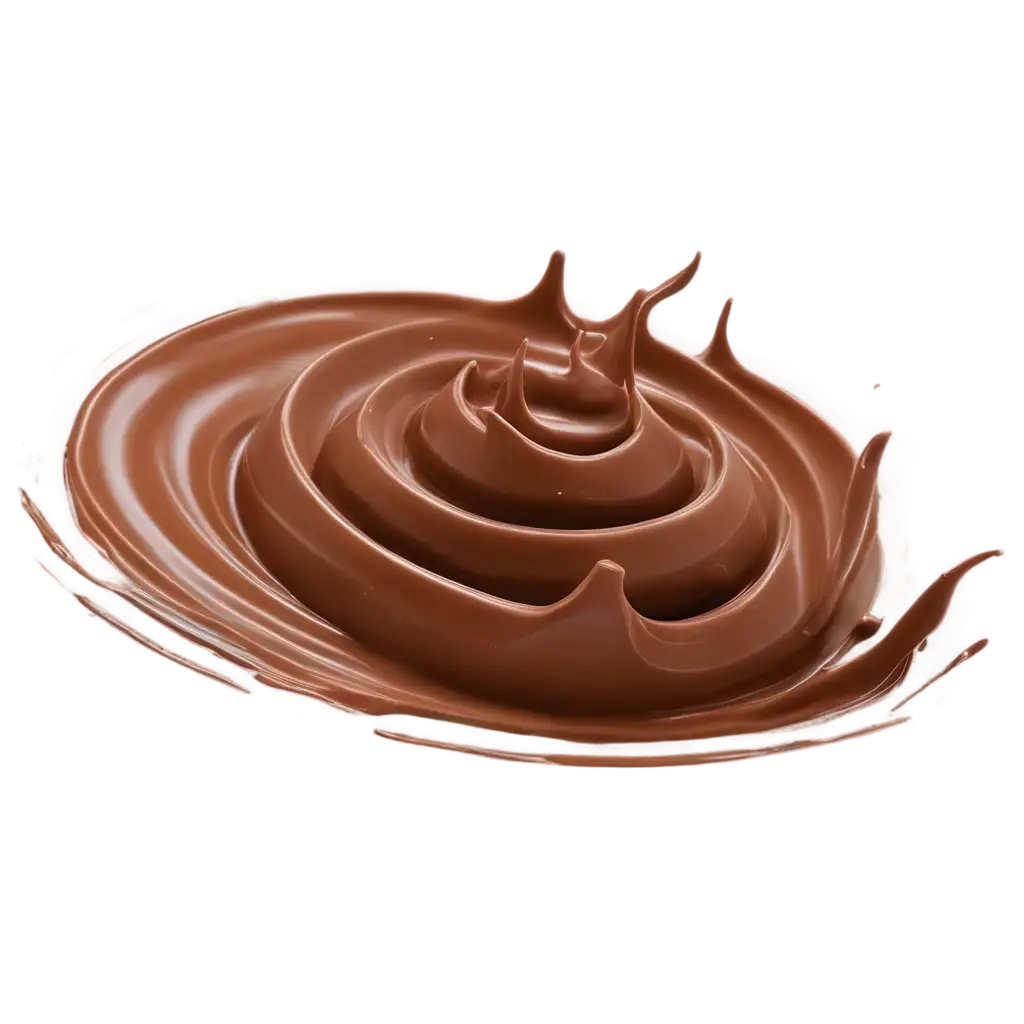 chocolate splash spyral shape