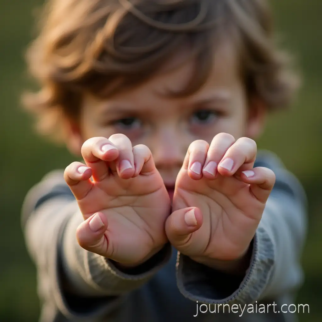 CloseUp-of-a-Young-Boys-Hands-in-Natural-Light