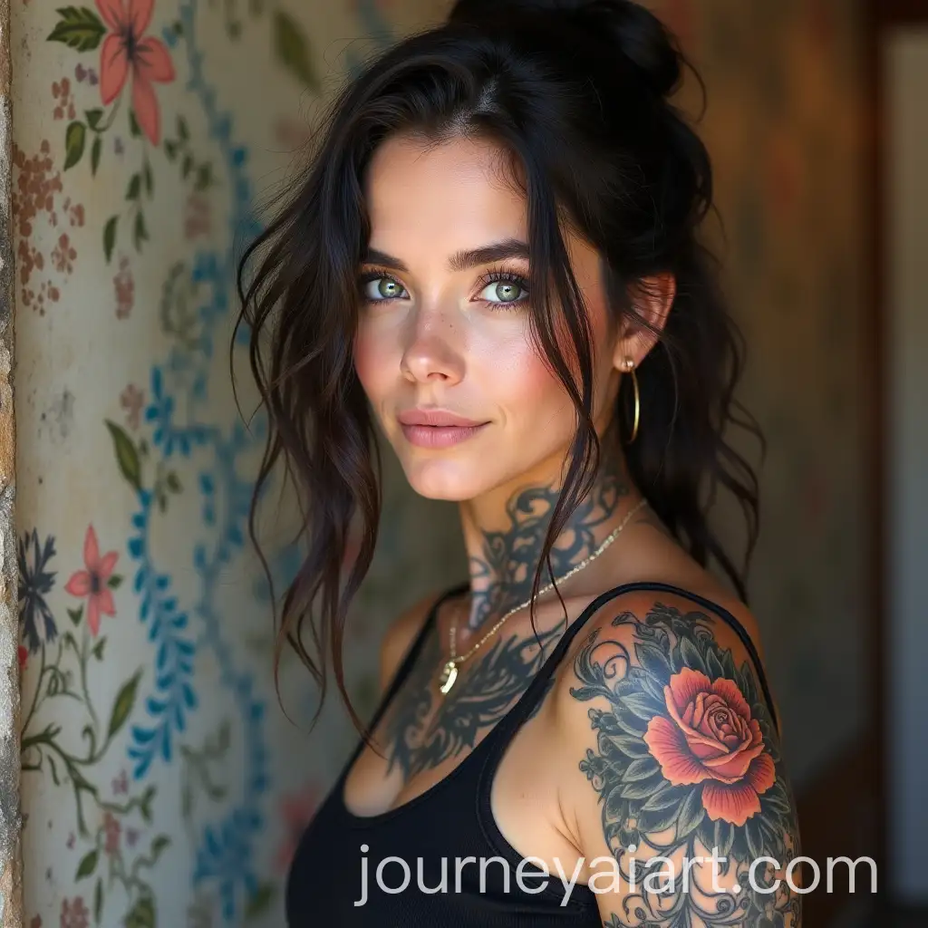 Tattooed-Girl-with-Cute-Style-and-Bold-Body-Art