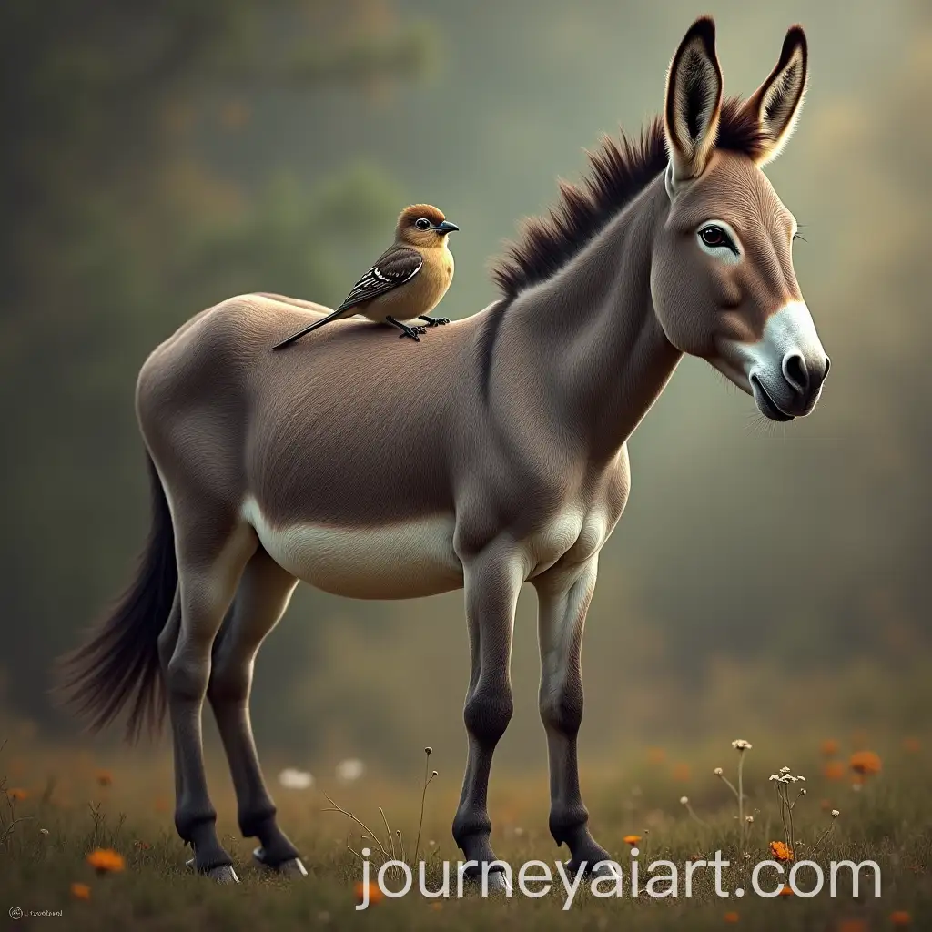 Realistic-Hybrid-Donkey-Sparrow-Portrait
