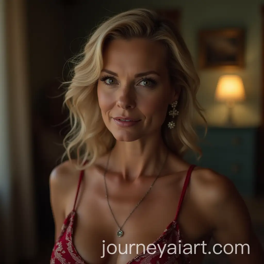 Stylish-and-Realistic-Portrait-of-a-45YearOld-Woman