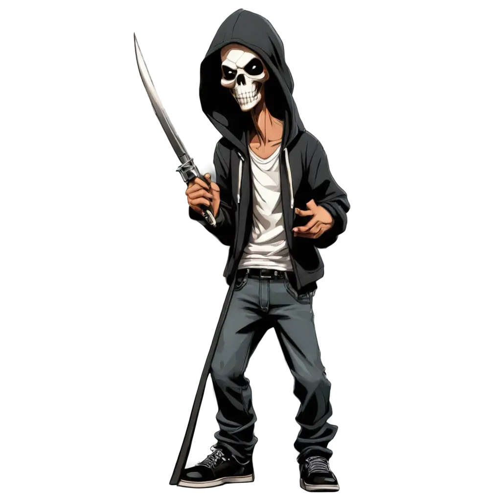 Caricature-Reaper-Boy-Gangsta-PNG-Image-HighQuality-Versatile-Artwork