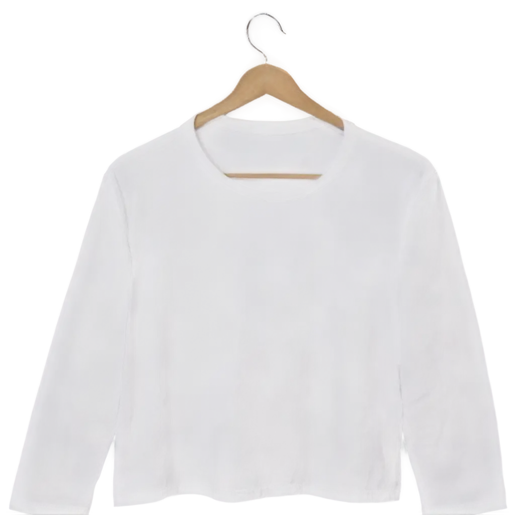 White-TShirt-with-Print-on-Photo-and-Hanger-PNG-Image-for-Versatile-Design-Applications