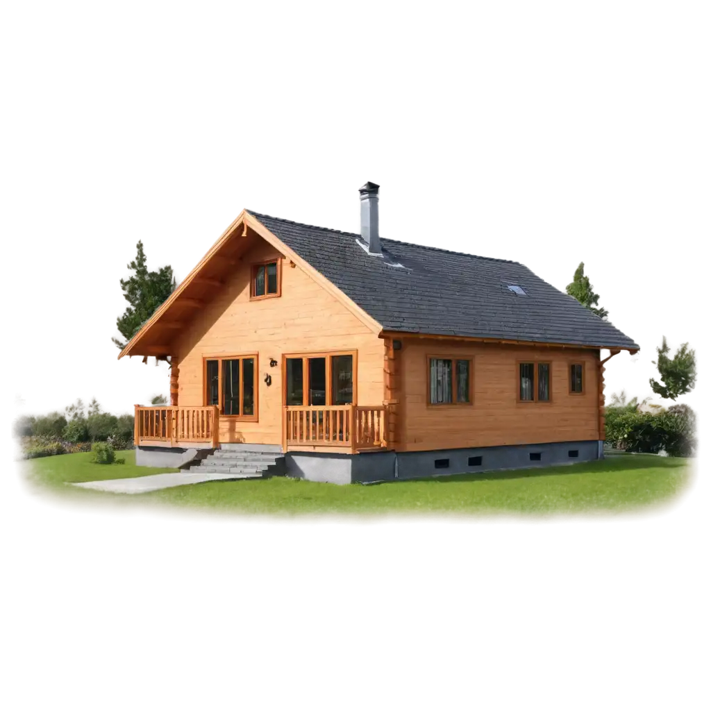 Wooden-House-PNG-Image-HighQuality-Transparent-Design-for-Versatile-Use