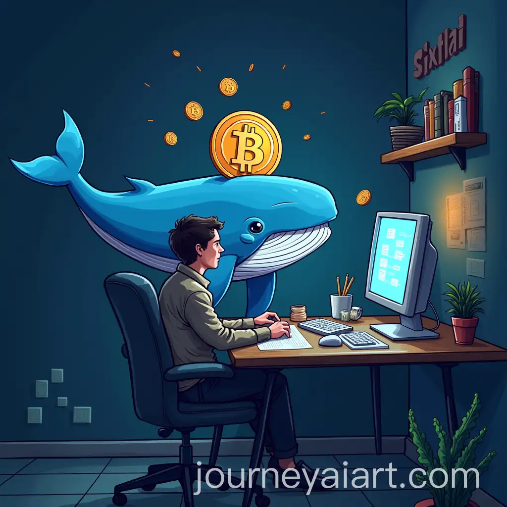 Whale-Using-Computer-with-Bitcoin-Concept