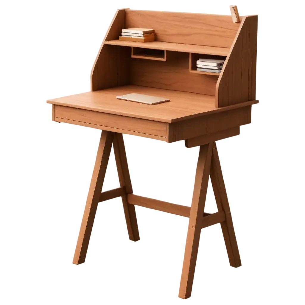 Wooden-Study-Table-Animation-PNG-for-Clear-Visuals-and-Versatile-Use