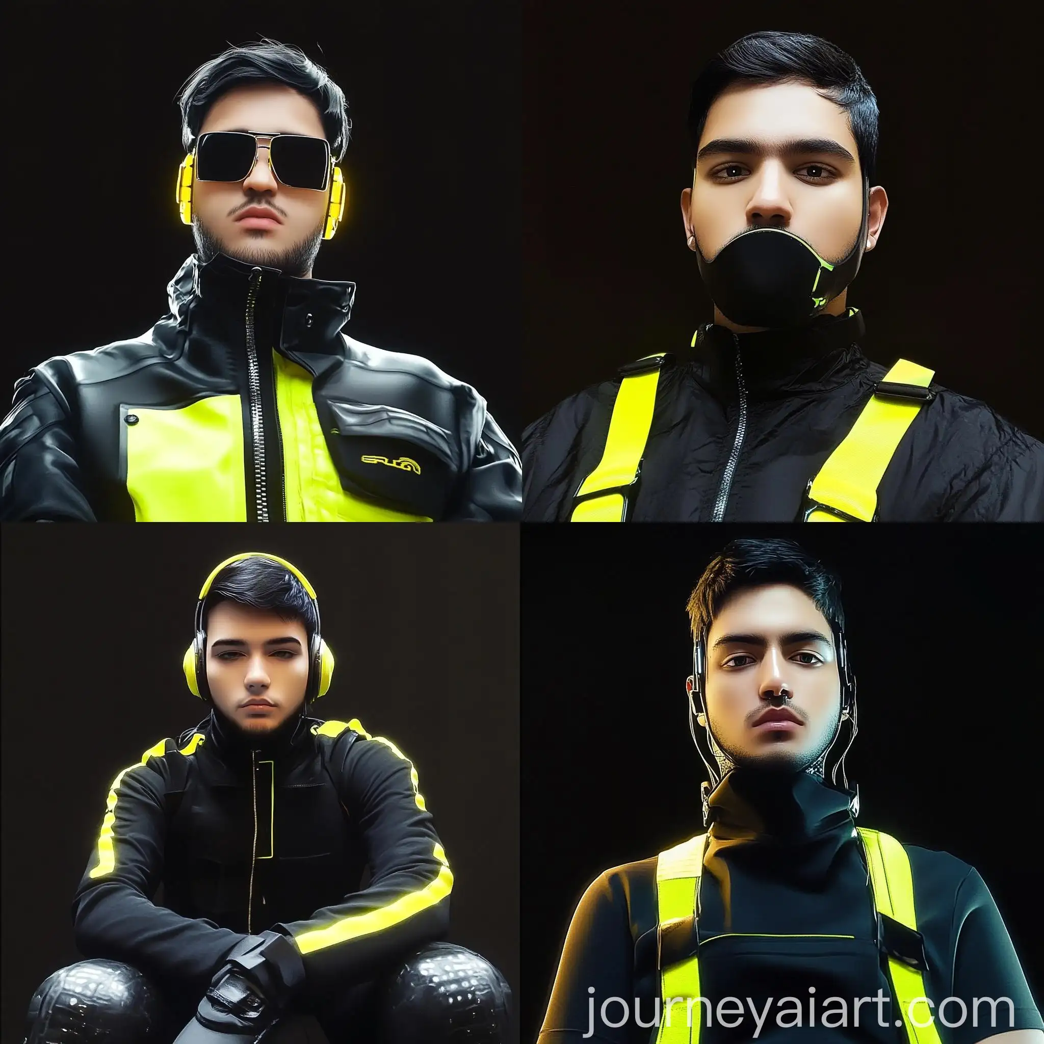 Hyperrealistic-Cyborg-Fashion-Model-in-Futuristic-Streetwear