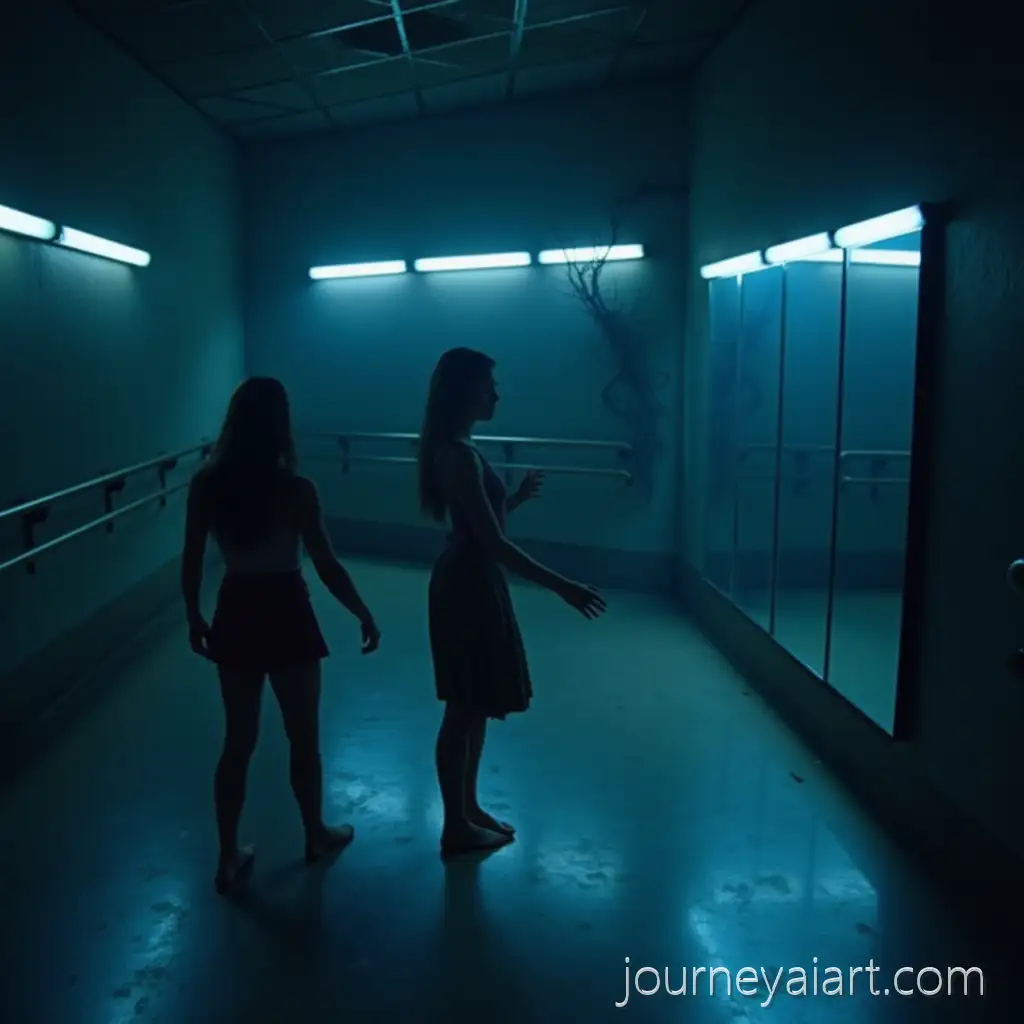 Terrifying-Dance-Studio-Rehearsal-with-EerieEerie-Dance-Studio-Reflection-Reflections-and-Flickering-Lights