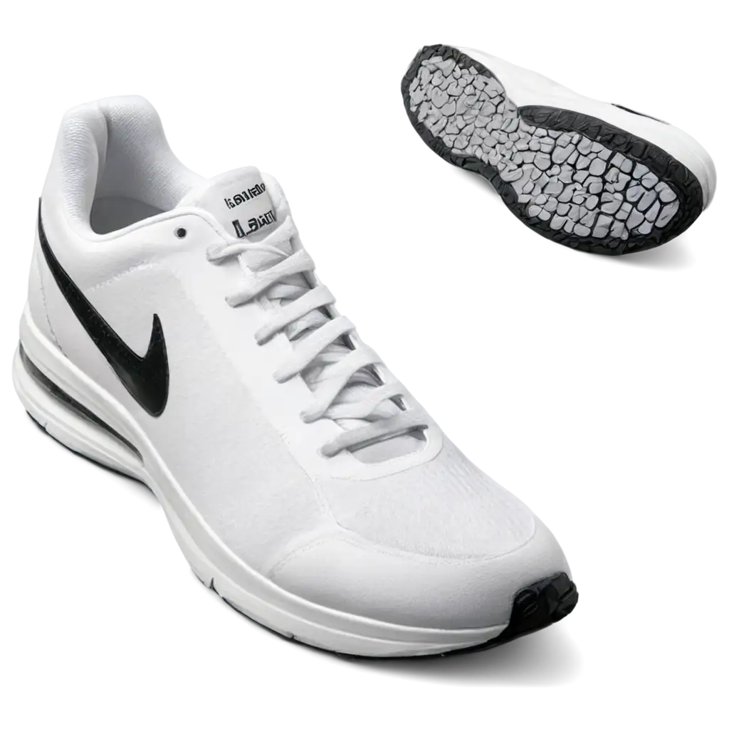 Branded-Sport-Shoes-in-Half-White-Color-PNG-for-HighQuality-Visuals-and-Design