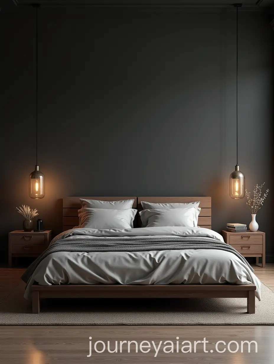Minimalist-Bedroom-with-DoubleAI-Art-Prompt-Expansion-Bed-in-Dark-Tones
