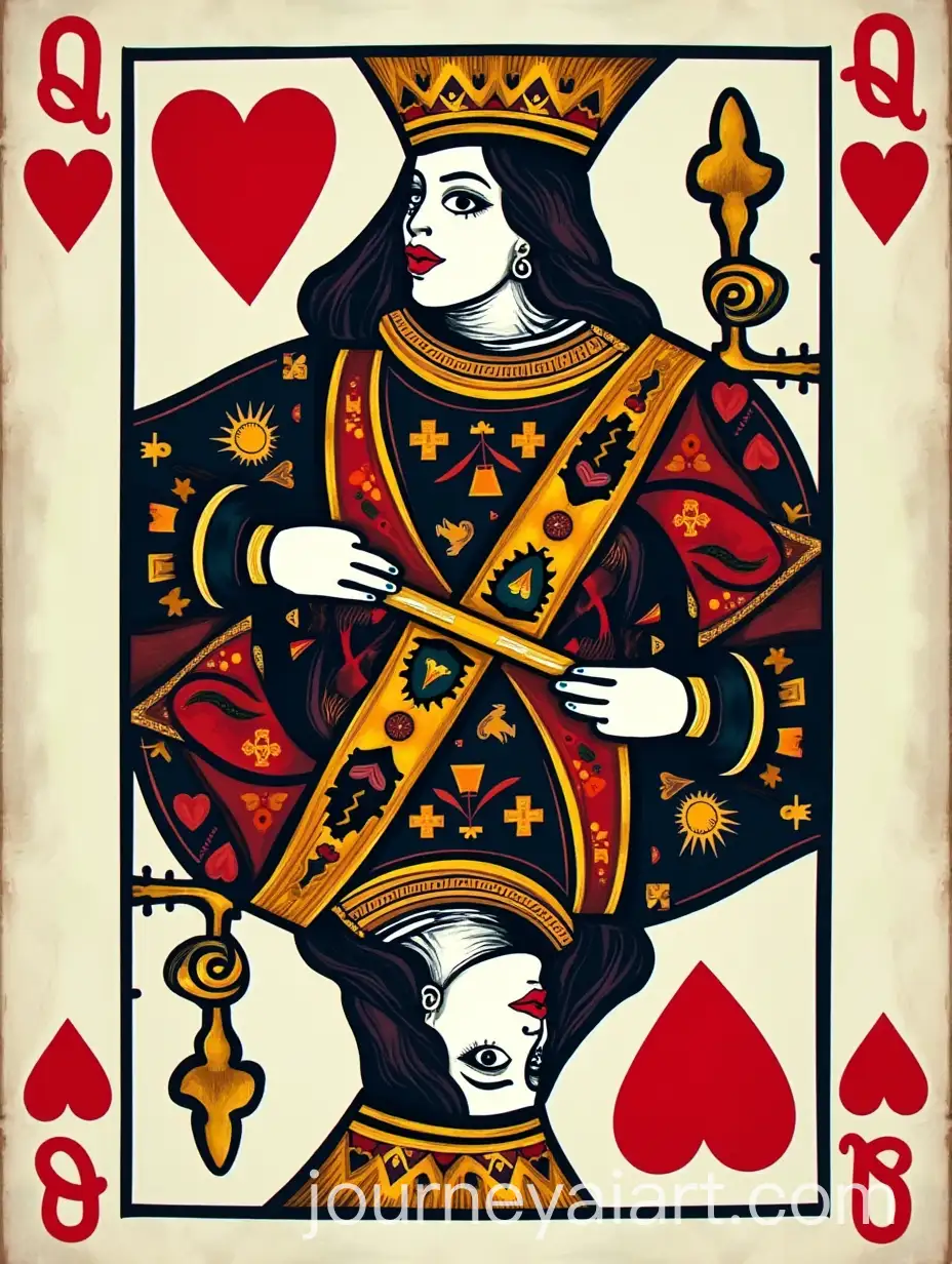 Queen-of-Spades-Stabs-Jack-of-Hearts-in-a-Dramatic-Card-Duel