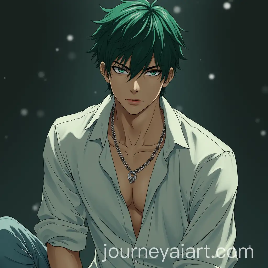 Intense-Portrait-of-a-Handsome-27YearOld-Chinese-Man-in-Jujutsu-Kaisen-Anime-Style