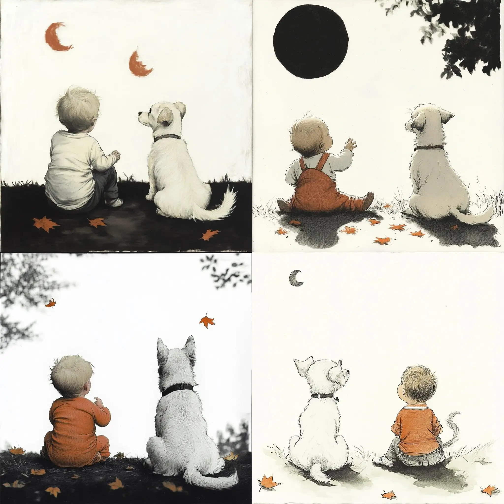 Baby-Reaching-for-Dogs-Tail-Interaction