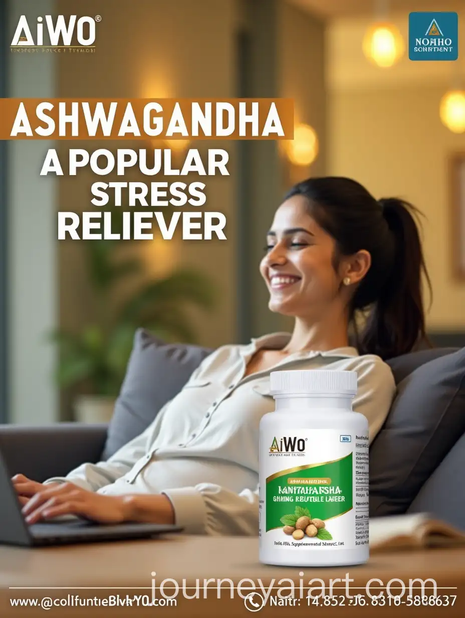 Young-Indian-Man-Relaxing-in-Office-with-Ashwagandha-Supplement-and-Calm-Atmosphere