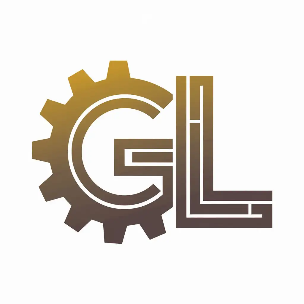 LOGO Design for GL 10000 Gears in Minimalistic Style for Technology Industry