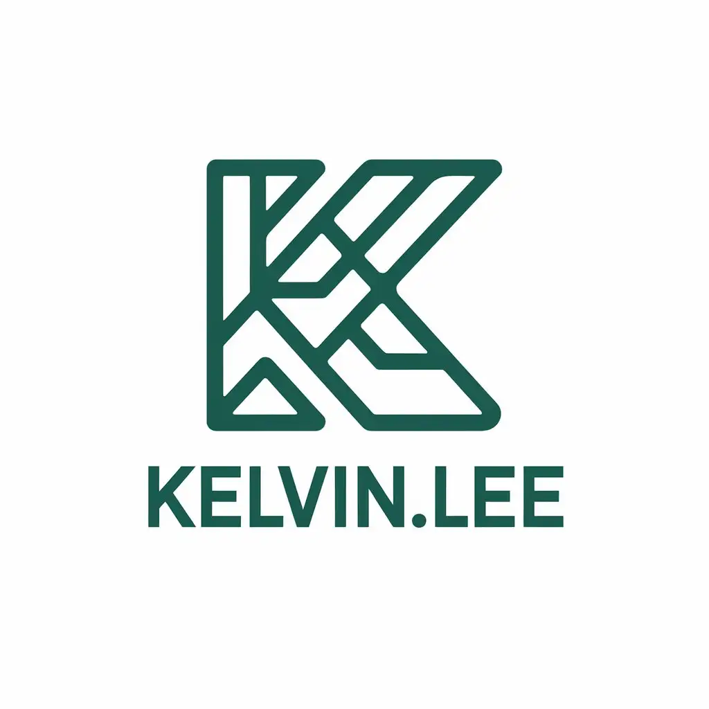 LOGO Design for Kelvinlee Elegant KL Monogram in Vector Format