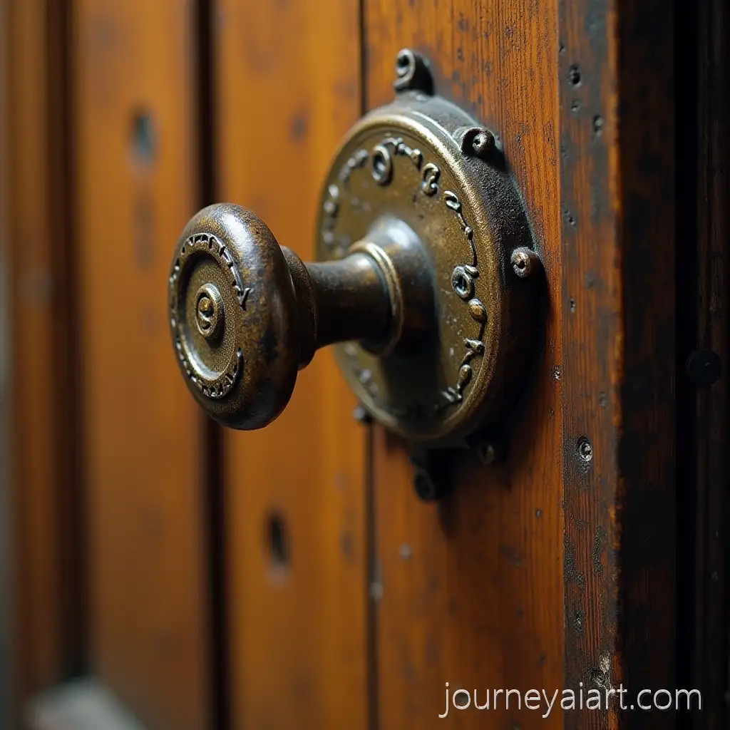 Closeup-of-a-Door-Knob-withAI-Art-Prompt-Expansion-Cheese-Next-to-It