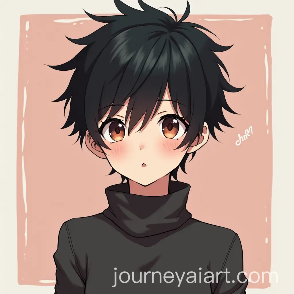 Anime-Feminine-Medium-BlackHaired-Boy-Character-Design