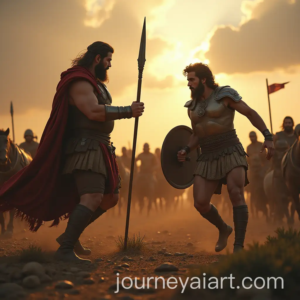 Epic-Battle-of-David-and-Goliath-Cinematic-Photorealistic-Image
